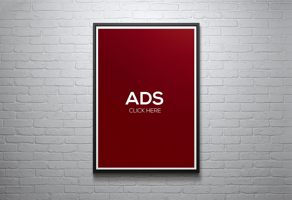 WarmRed – Unused Ad Concept featuring bold type and colour