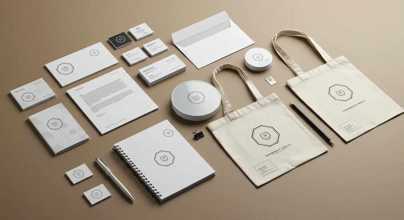 Brand identity makeover example from Tunbridge Wells: before and after visual