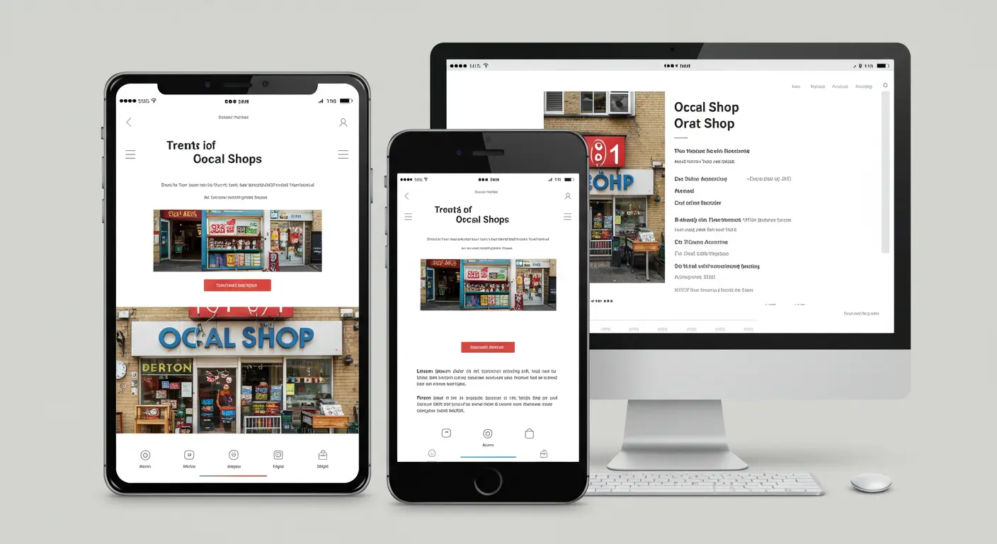 Mobile-first website displayed on smartphone for Tunbridge Wells business